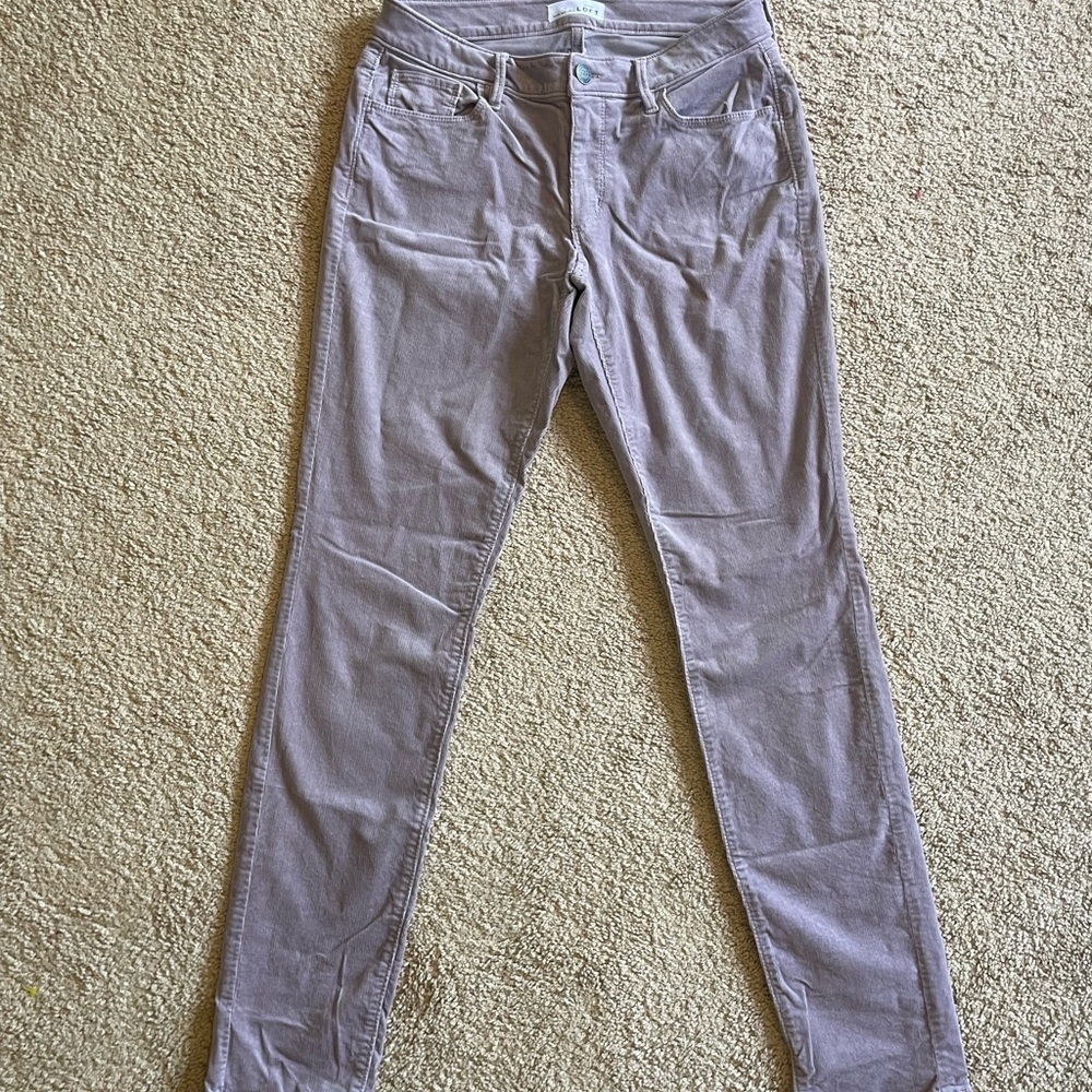 Ann Taylor LOFT Curvy Skinny Women’s Purple Jeans Size 28/6